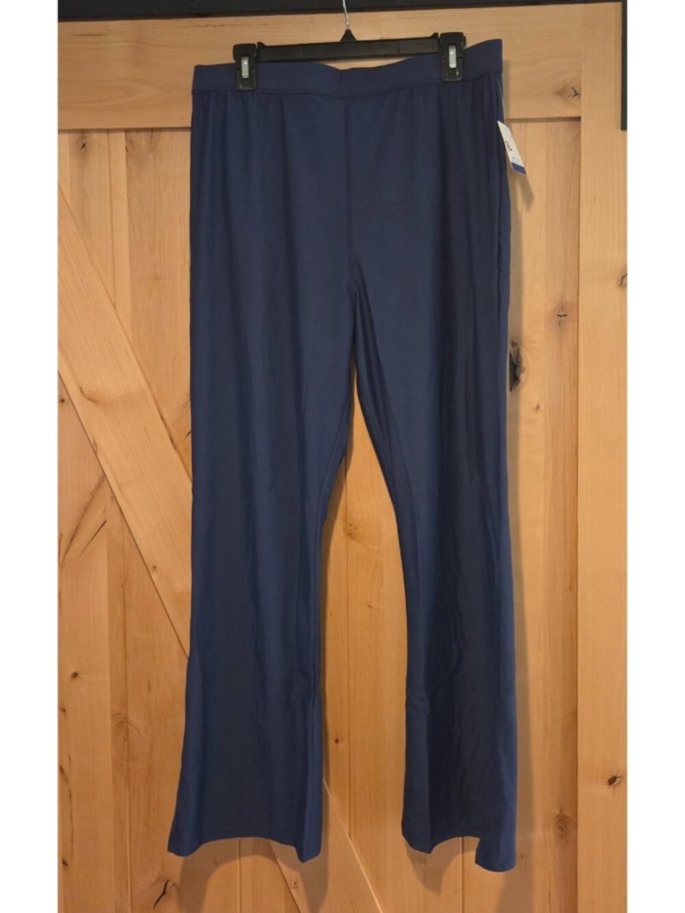 New! Dreamwave Womens Size XL Blue Wide Leg Swim Pants UPF 50± Modest Coverage